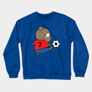 CoCo Playing football Crewneck Sweatshirt